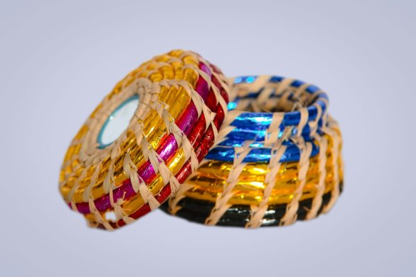 Handmade Traditional Bread/Roti Basket with Lid