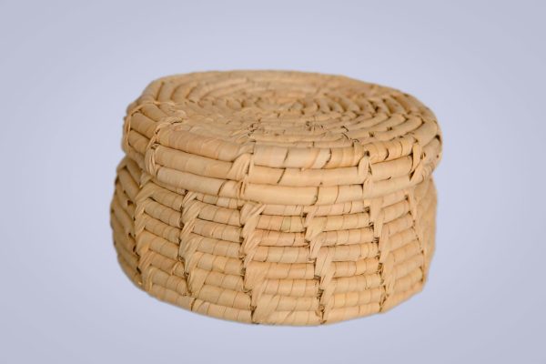 Handmade Traditional Bread/Roti Basket with Lid