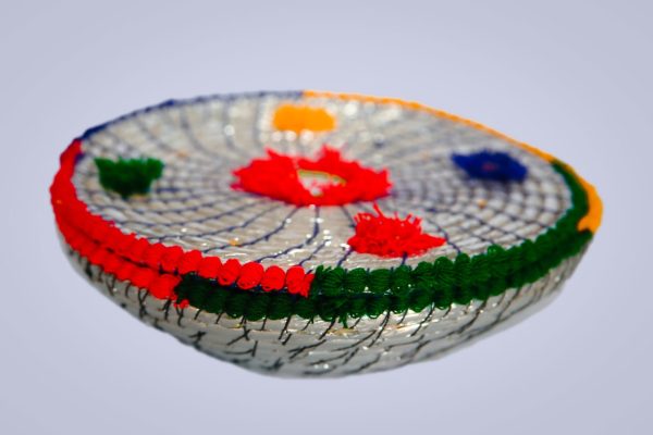 Handmade Traditional Bread/Roti Basket with Lid